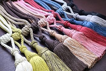 Amazon.co.jp: INTERIX カーテン留め おしゃれ 1つふさタッセル ブルー